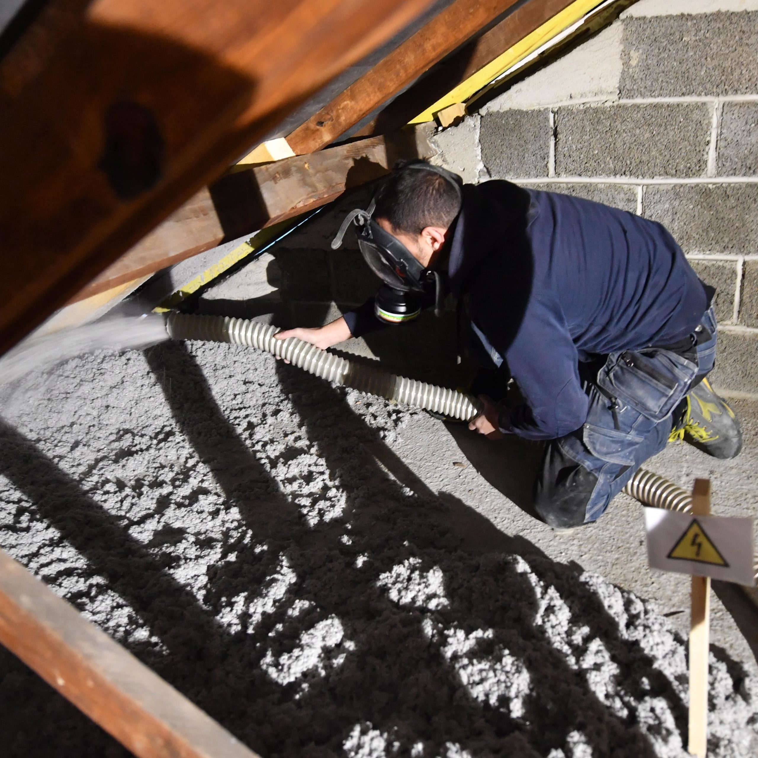 Chantier en soufflage ouvert