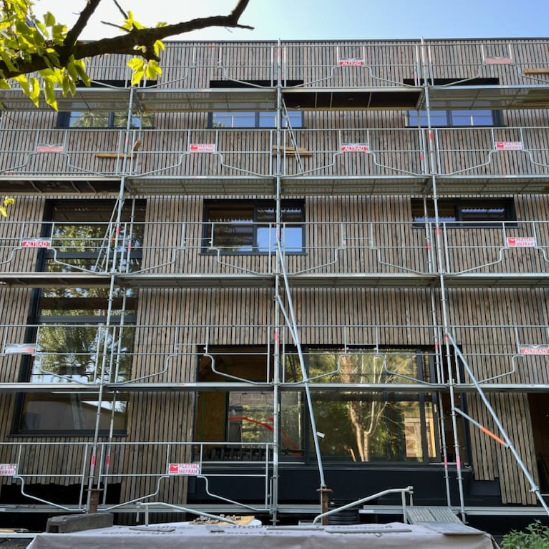 Chantier en soufflage ouvert