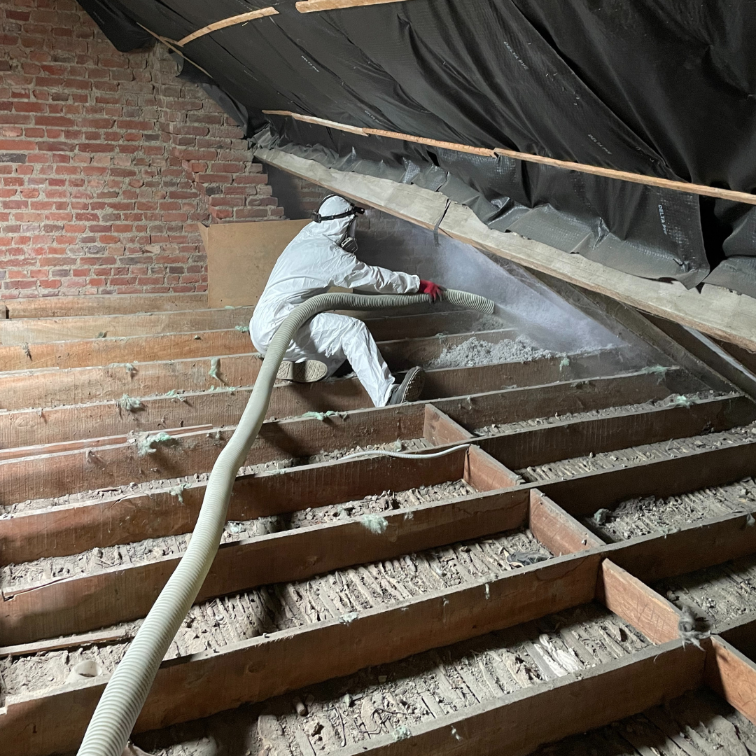 Chantier en soufflage ouvert