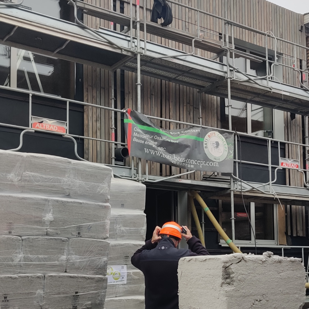 Chantier en soufflage ouvert