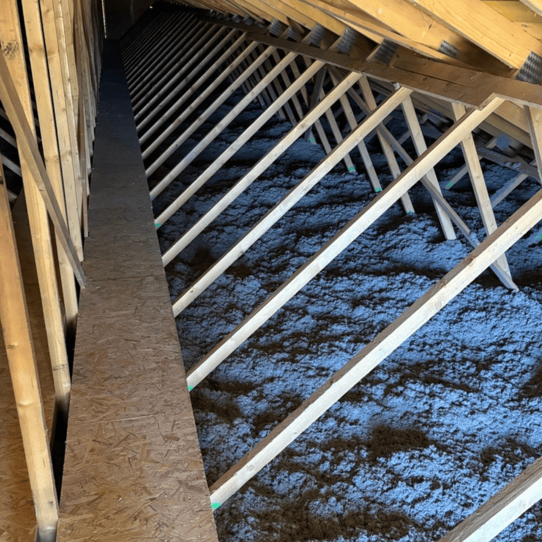 Chantier en soufflage ouvert