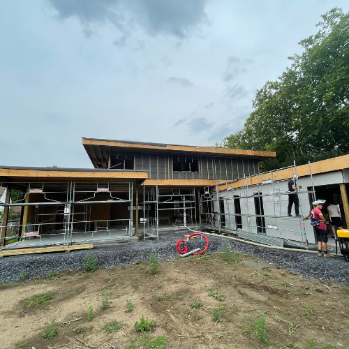 Chantier en soufflage ouvert
