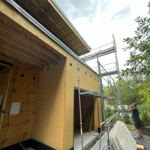Chantier en soufflage ouvert