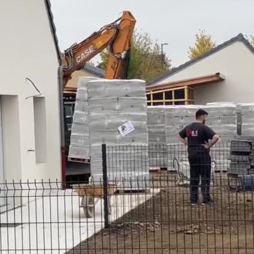 Chantier en soufflage ouvert