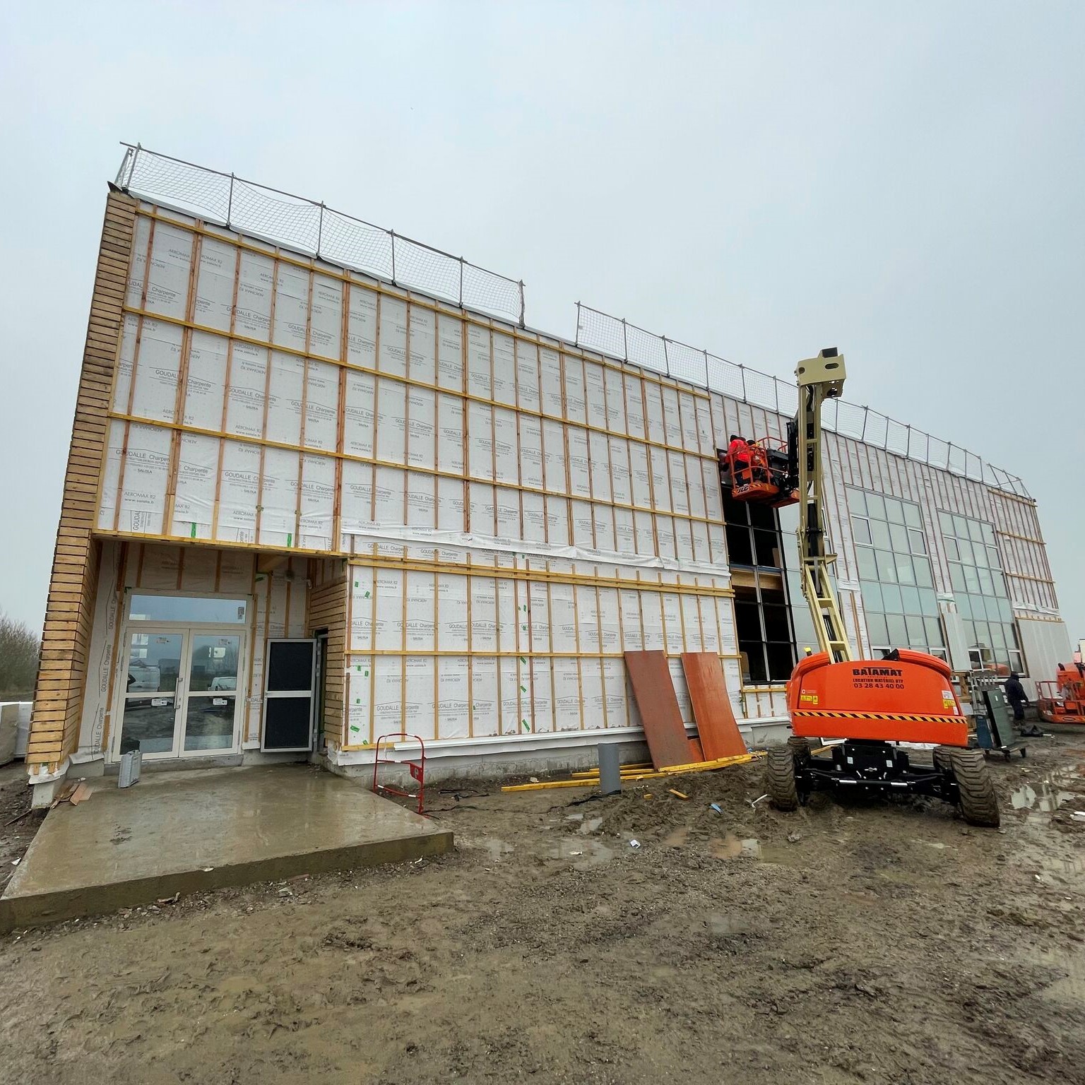 Chantier en soufflage ouvert